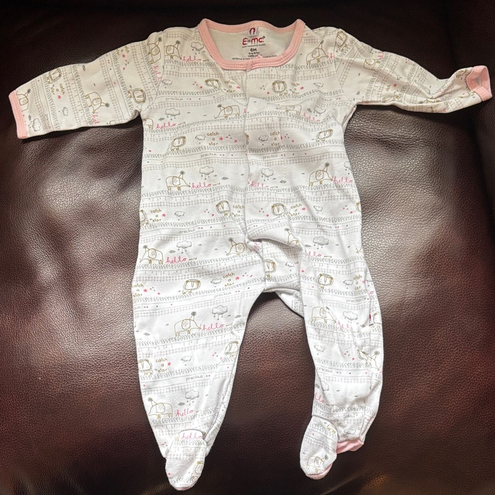 Magnetic me footie pajamas 6M